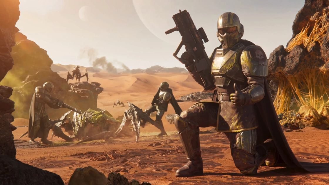 Sumérgete en Helldivers 2: una mirada exclusiva al arte y diseño