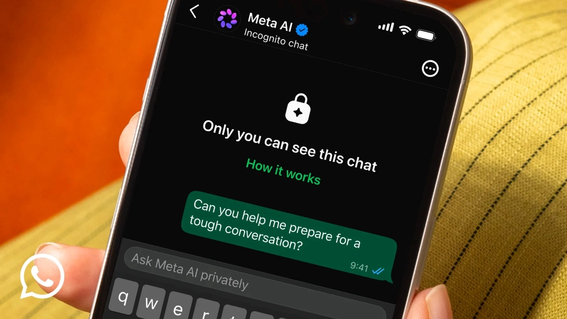 WhatsApp lanza el chat de incógnito con Meta AI: ni la propia Meta podría leer tus mensajes