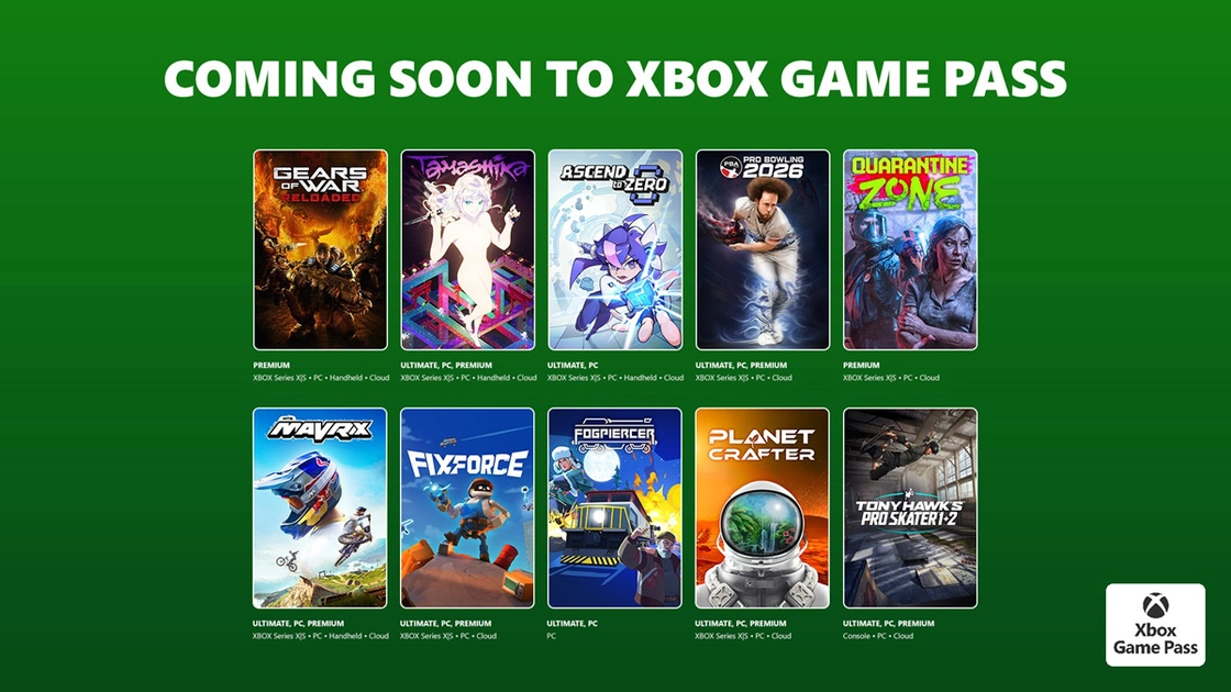 Game Pass en julio: Palworld 1.0, Gears of War: Reloaded y Tony Hawk's llegan al catálogo
