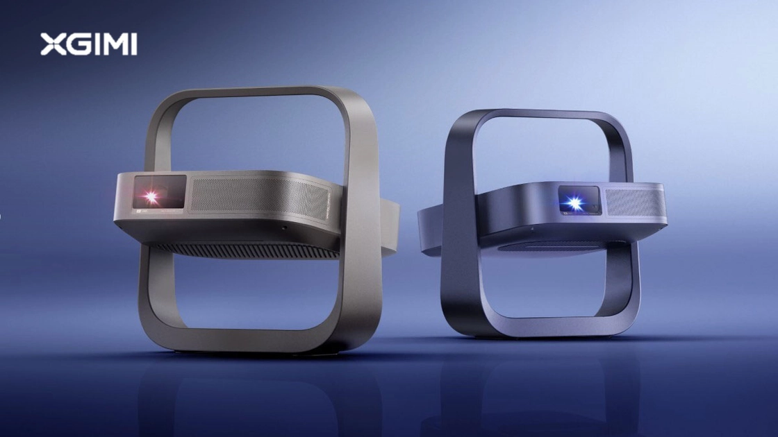 XGIMI Elfin Flip Laser: proyector compacto Full HD con láser RGB Triple y altavoz Harman Kardon.
