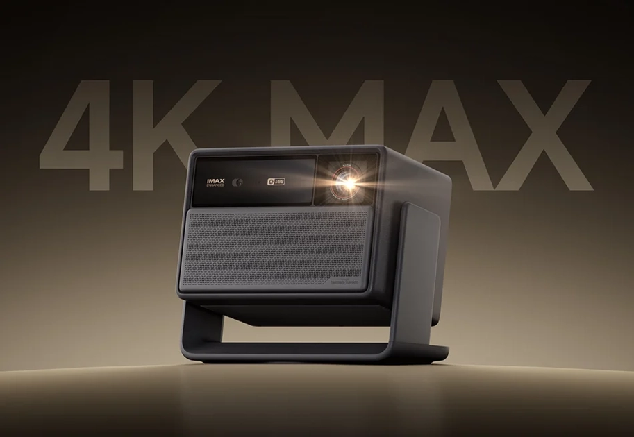 El proyector Xgimi RS30 en un interior. Ilustración: Xgimi