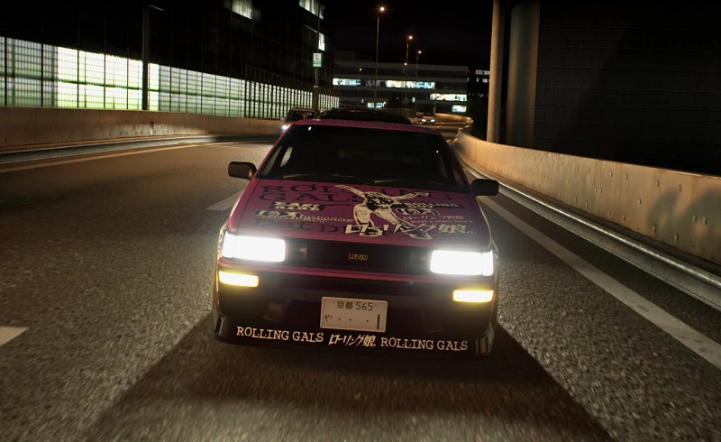 Coche de carreras en Tokyo Xtreme Racer.