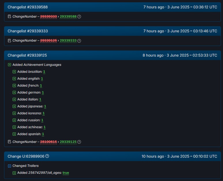 Captura de pantalla de la página de SteamDB del juego Captura de pantalla de la página de SteamDB del juego