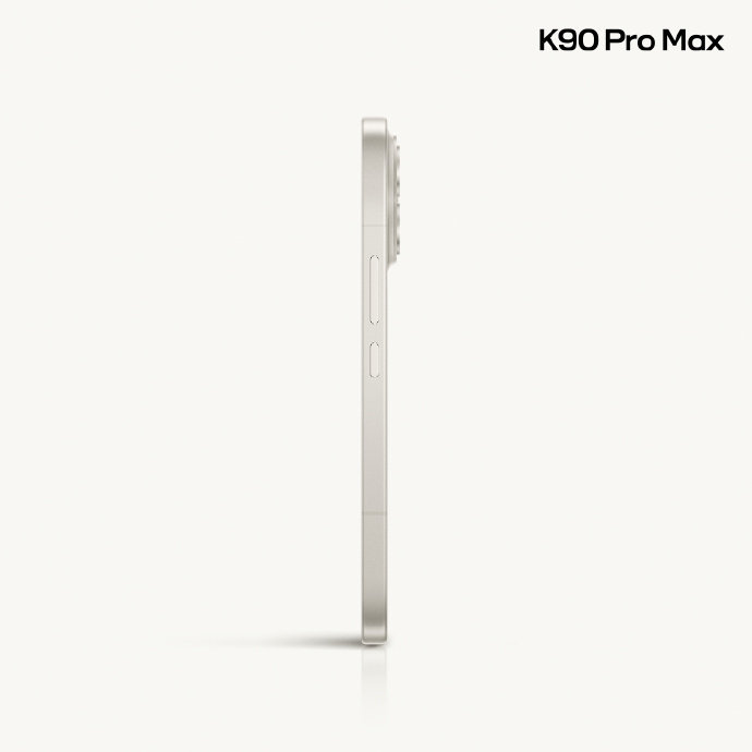 Así lucirá el Redmi K90 Pro Max-2 Image of the Redmi K90 Pro Max smartphone from another angle