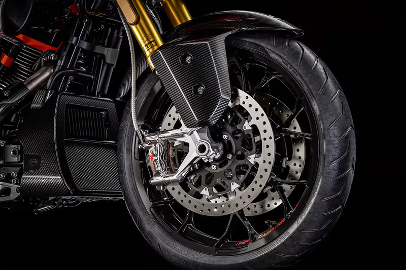 CVO Road Glide RR - vista trasera