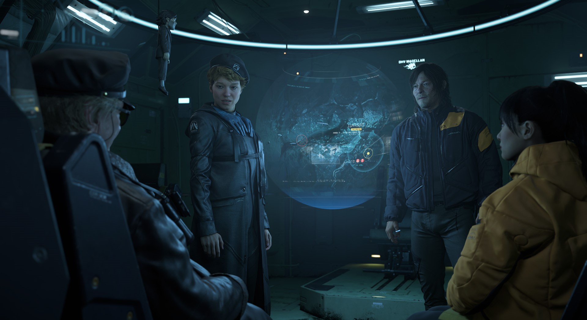 Una escena de Death Stranding 2, donde el cine y los juegos se entrelazan