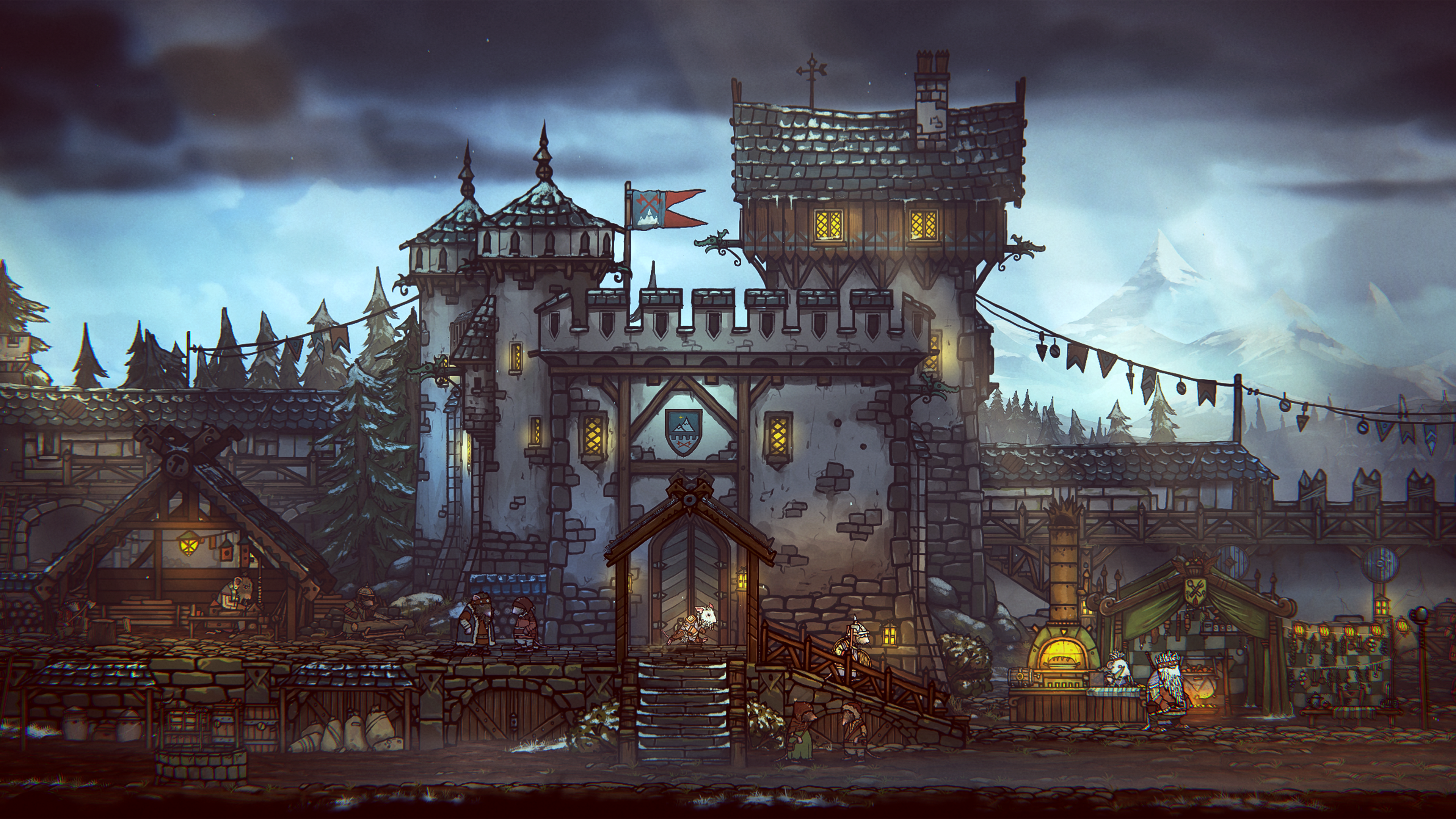 Territorio nevado en Tails of Iron 2