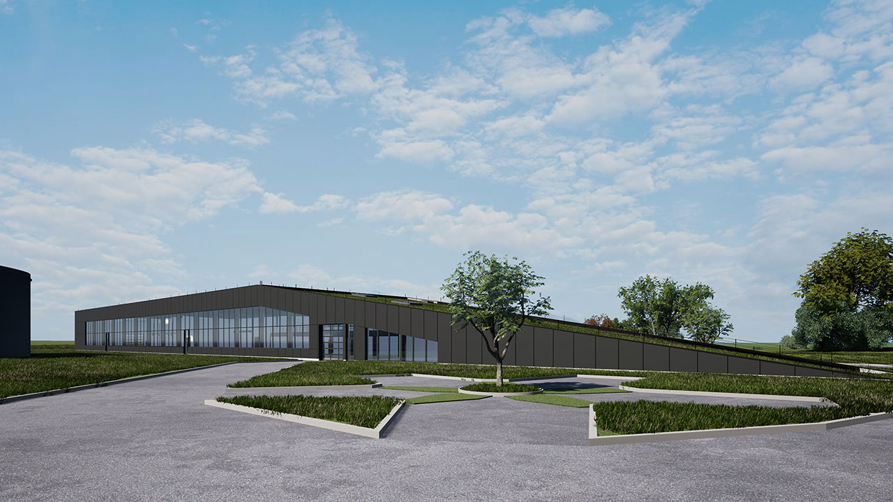 Las paredes de vidrio del nuevo atelier de Bugatti Las paredes de vidrio del nuevo atelier de Bugatti