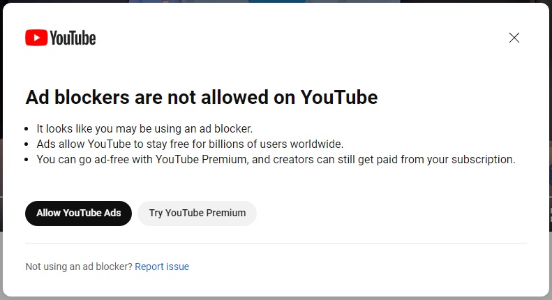 YouTube está probando anulaciones de bloqueadores de anuncios. Los usuarios pueden tener que suscribirse por una cuota para su propia comodidad-2 YouTube está probando anulaciones de bloqueadores de anuncios. Los usuarios pueden tener que suscribirse por una cuota para su propia comodidad-2
