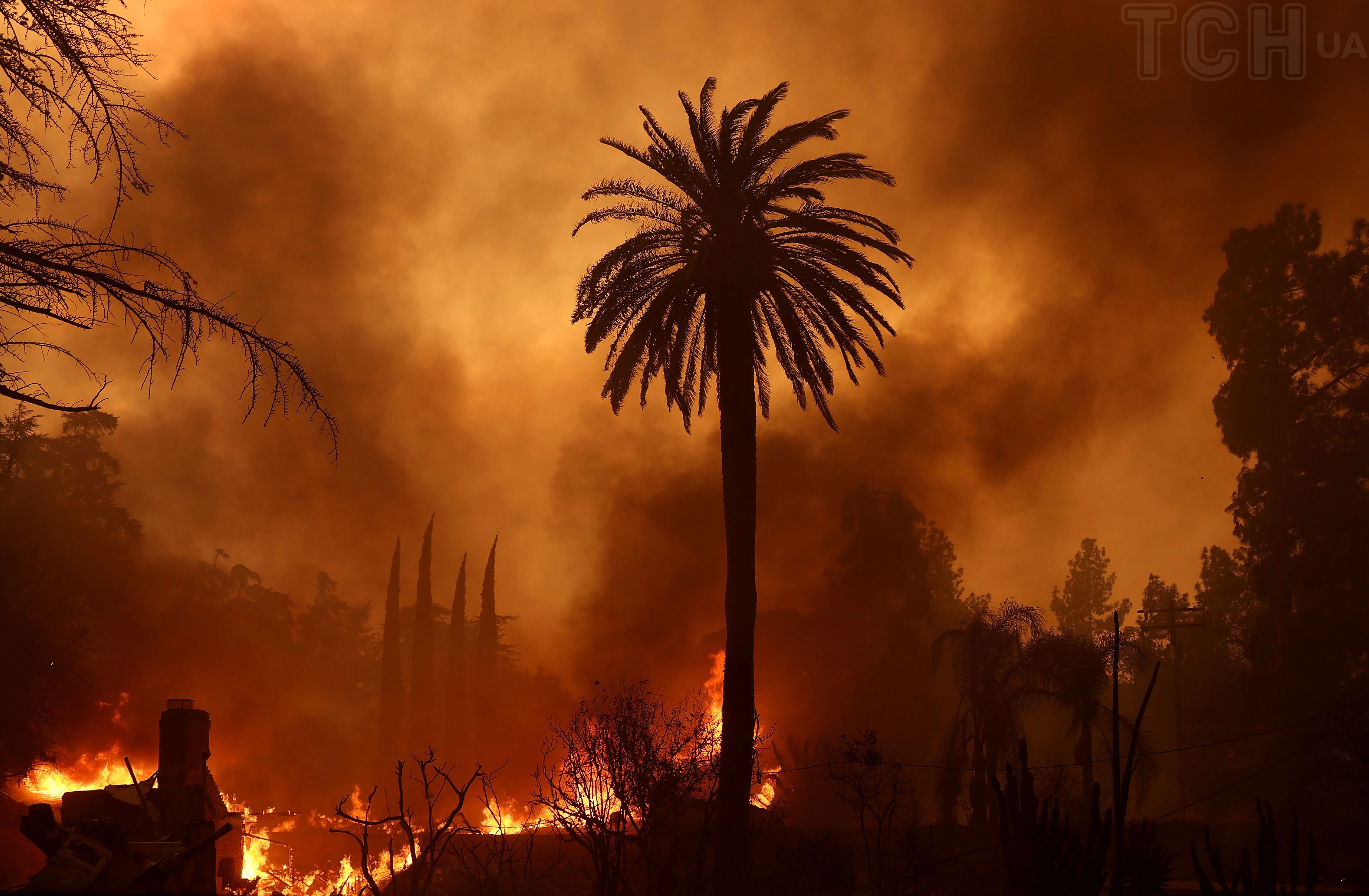 Incendio forestal en Los Ángeles Incendio forestal en Los Ángeles