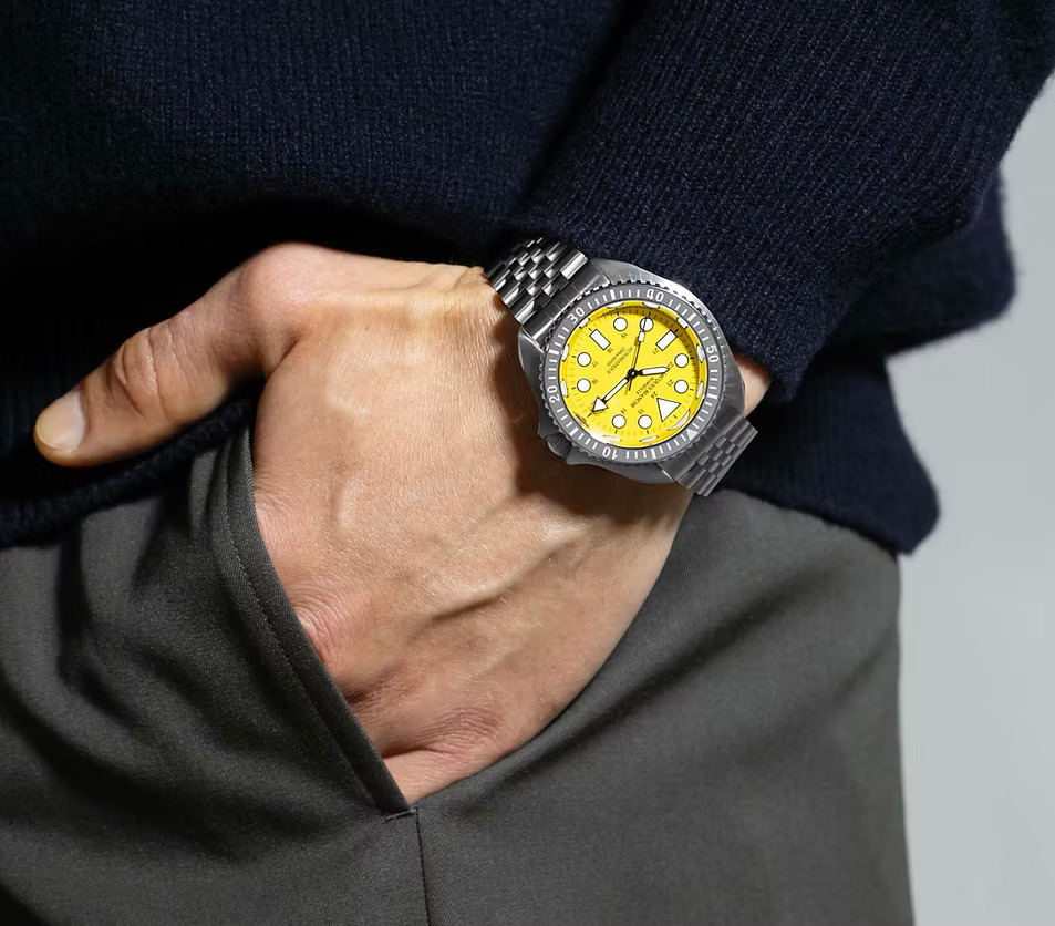 El reloj JB200 Aquastrike en la muñeca. Ilustración: Jacques Bianchi