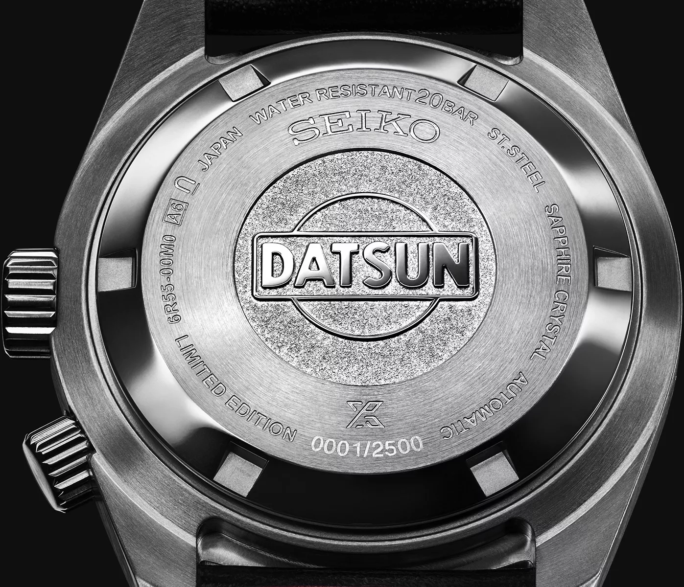Parte trasera del reloj Seiko Prospex Speedtimer SPB517