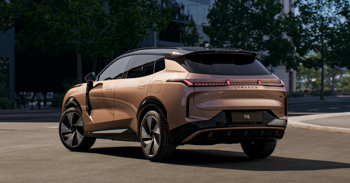 Trasera del Lynk & Co 08 Trasera del Lynk & Co 08