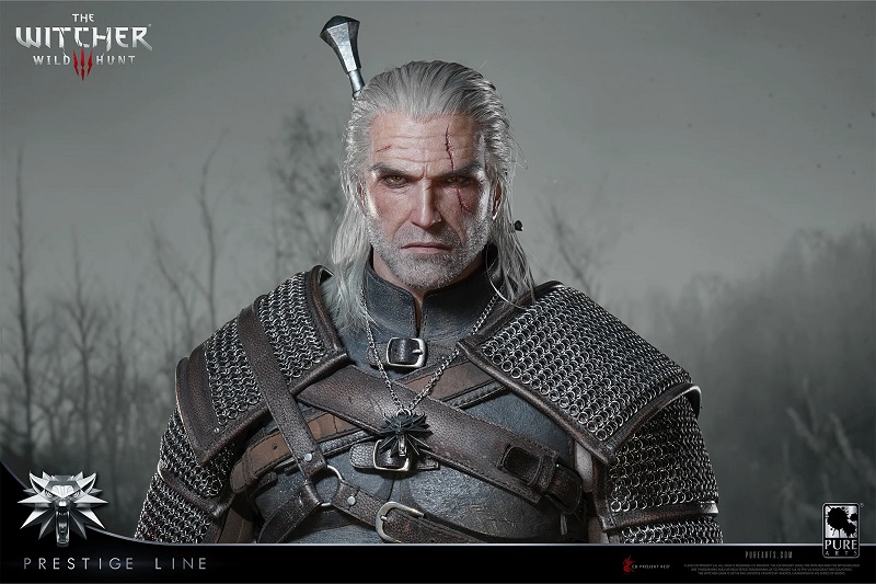 La figura de Geralt de The Witcher La figura de Geralt de The Witcher