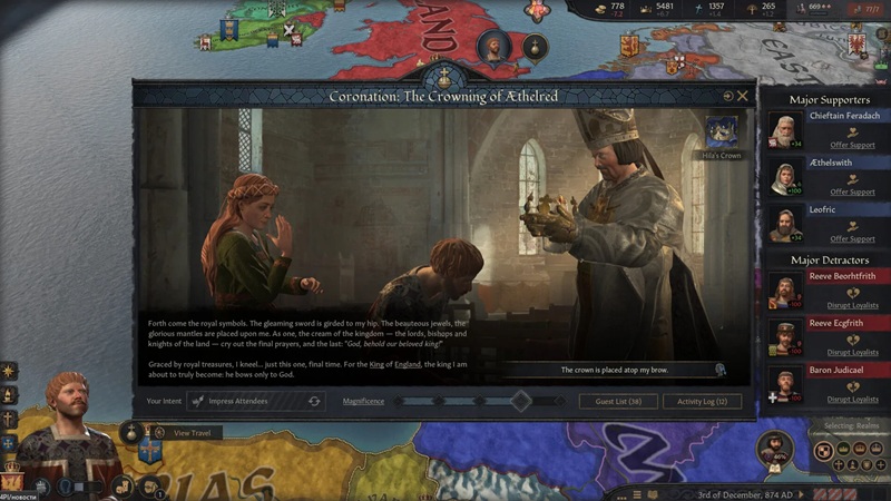 La Ceremonia de Coronación en Crusader Kings III La Ceremonia de Coronación en Crusader Kings III