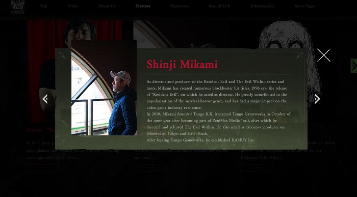 Shinji Mikami, creador de Resident Evil y The Evil Within, ha fundado el nuevo estudio KAMUY.-2