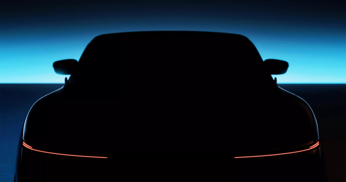 La silueta oscurecida del concepto BMW La silueta oscurecida del concepto BMW