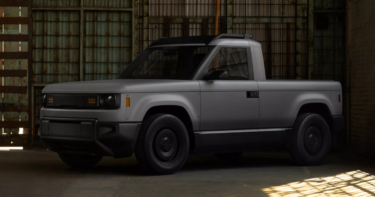 La camioneta eléctrica Slate