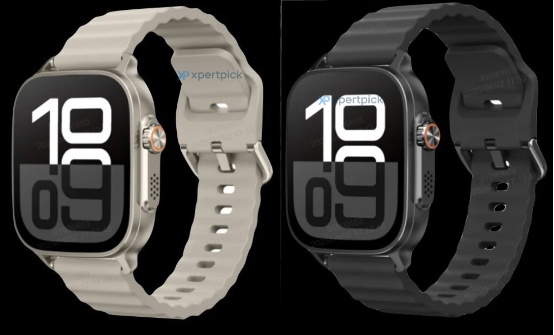 Render del Realme Watch 5 en negro Render del Realme Watch 5 en negro