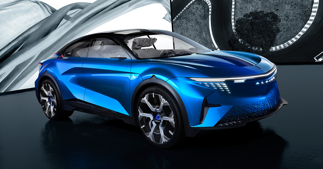Concepto Alpine A390 en el Salón del Automóvil de París Concepto Alpine A390 en el Salón del Automóvil de París