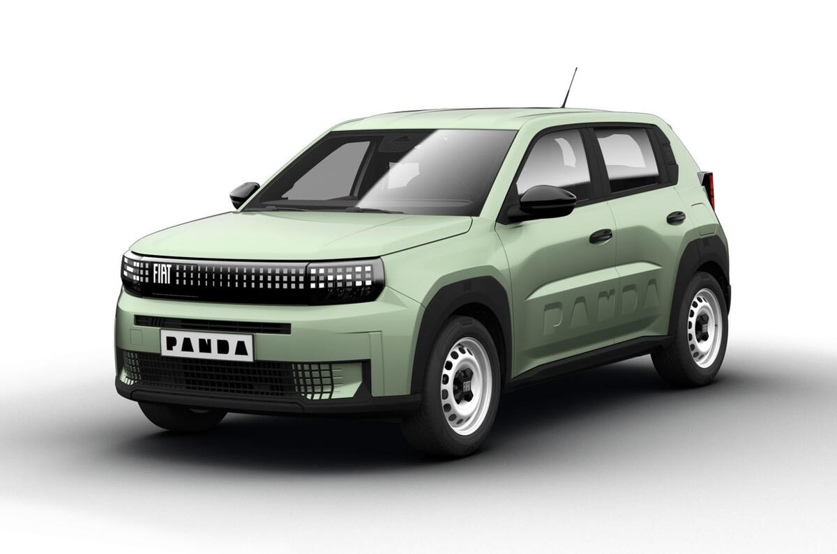 Fiat Grande Panda eléctrico, vista frontal
