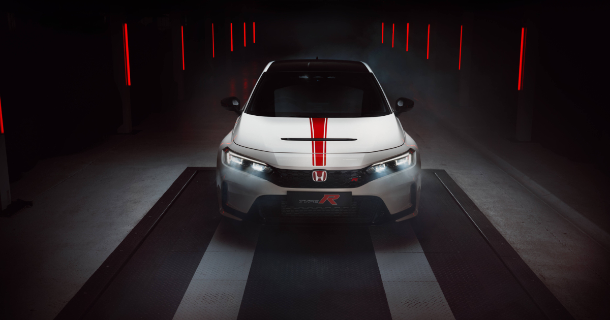 Honda Civic Type R Ultimate Edition en blanco con acentos rojos Honda Civic Type R Ultimate Edition en blanco con acentos rojos