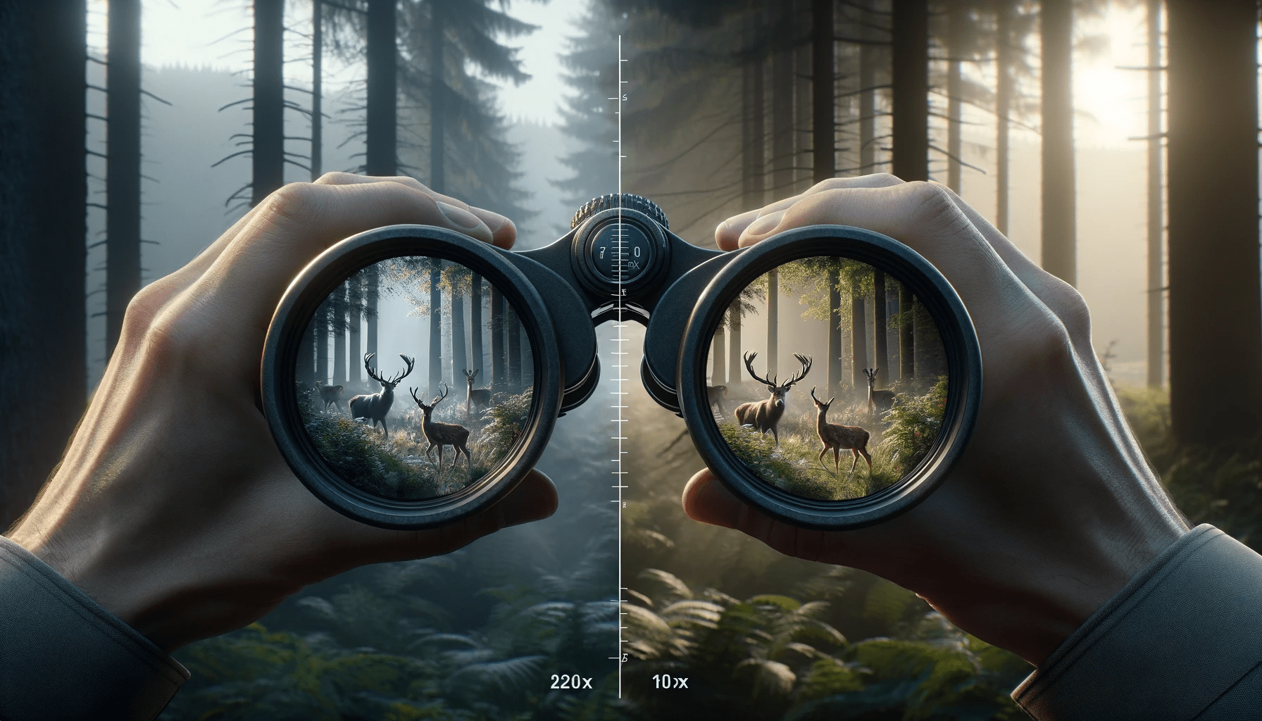 Wide vs narrow field of view Wide vs narrow field of view