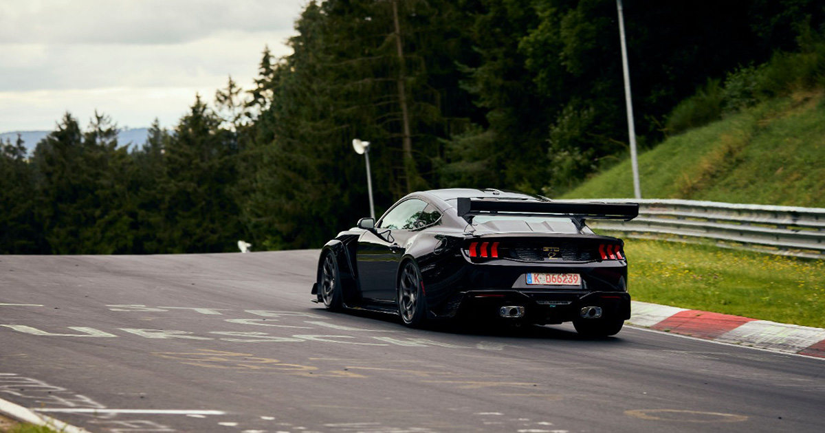 Ford Mustang GTD en Nurburgring. Ford Mustang GTD en Nurburgring.
