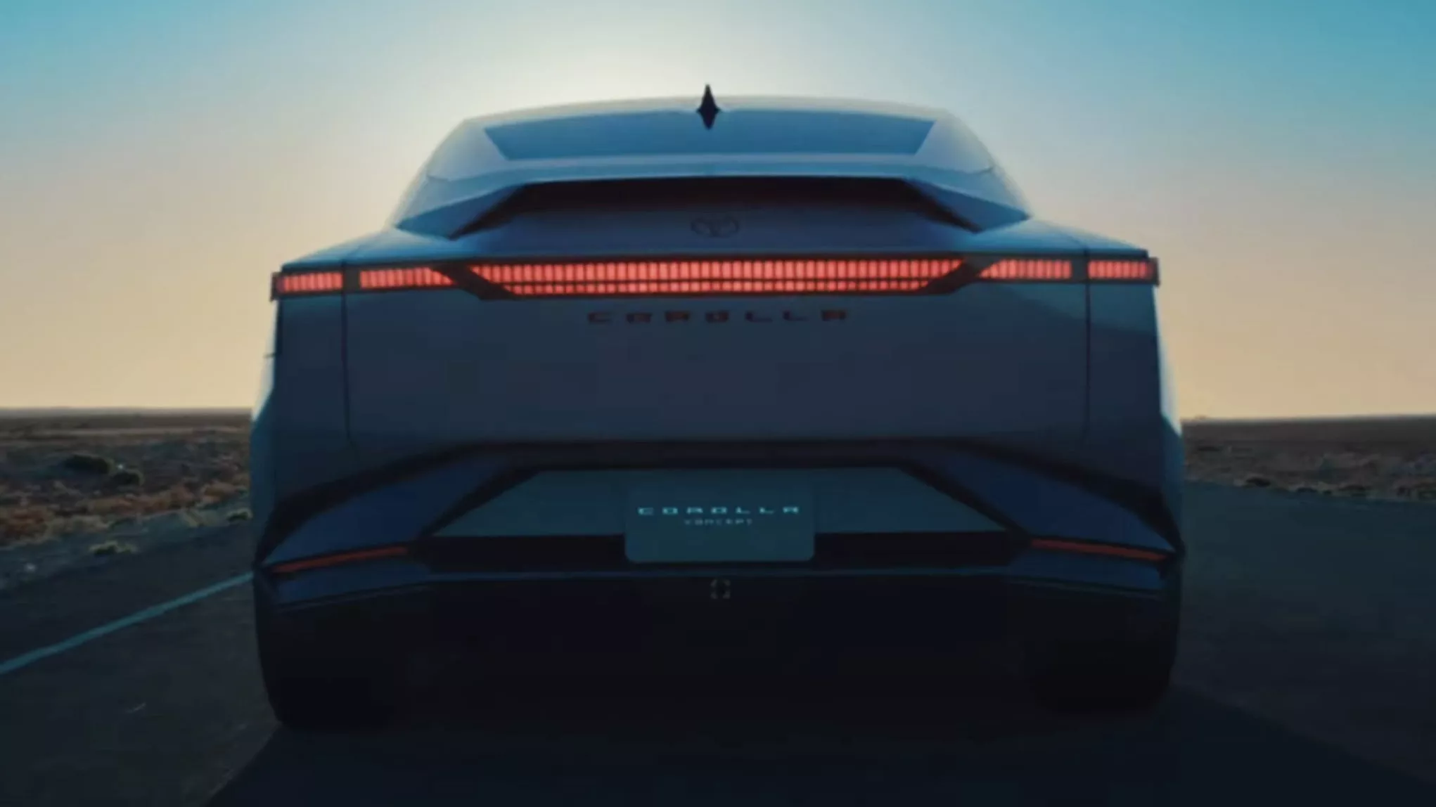 Adelanto del nuevo coche concepto Toyota Corolla 2025 (vista 2). Adelanto del nuevo coche concepto Toyota Corolla 2025 (vista 2).