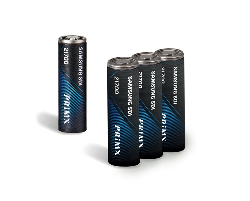 Baterías cilíndricas Samsung SDI 21700
