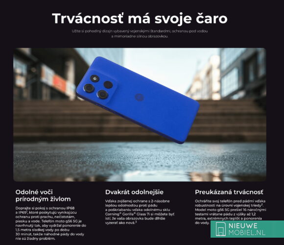 Moto G56 5G - un diseño robusto