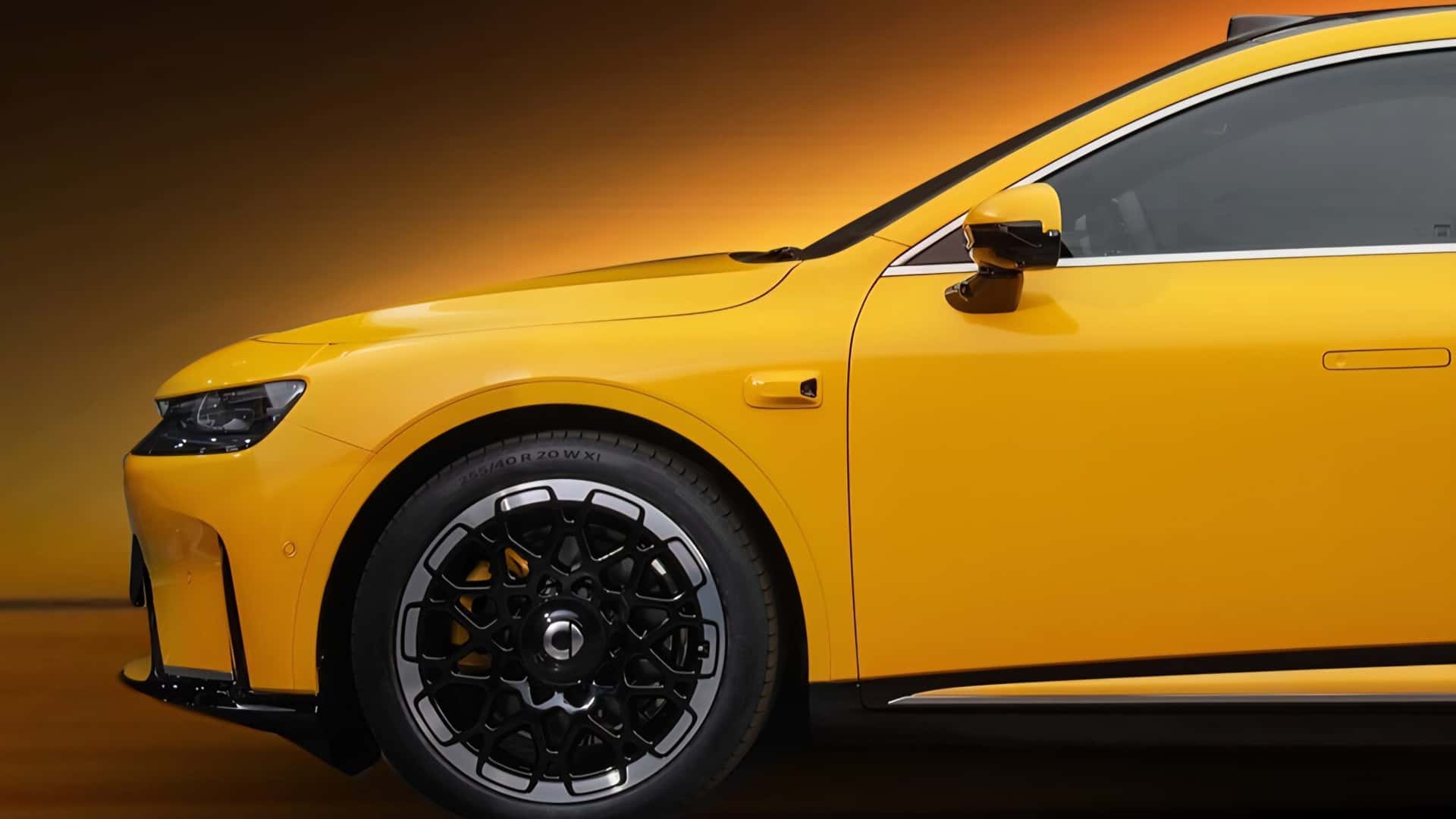 Detalle del borde de la rueda del Smart #6