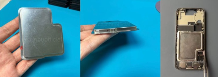 prototipo de batería del iPhone 17 Air para el mercado chino