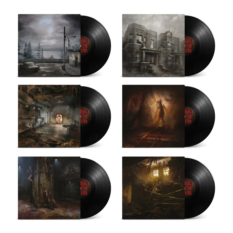 Portada del conjunto de vinilos Silent Hill 2 Deluxe X6LP Boxset Portada del conjunto de vinilos Silent Hill 2 Deluxe X6LP Boxset