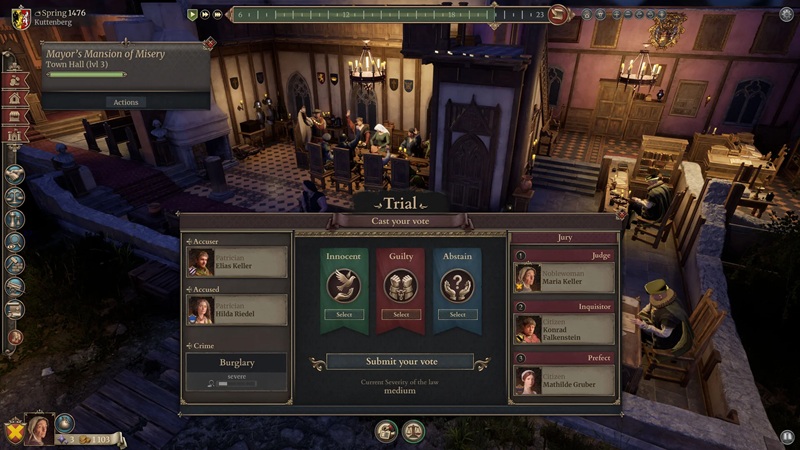Captura de pantalla del juego The Guild: Europa 1410