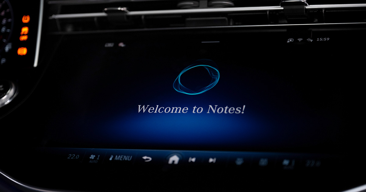 MBUX Notas de Mercedes-Benz