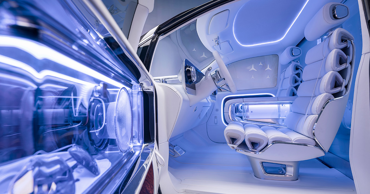 Concepto Mercedes Vision V Concept vista trasera Concepto Mercedes Vision V Concept vista trasera