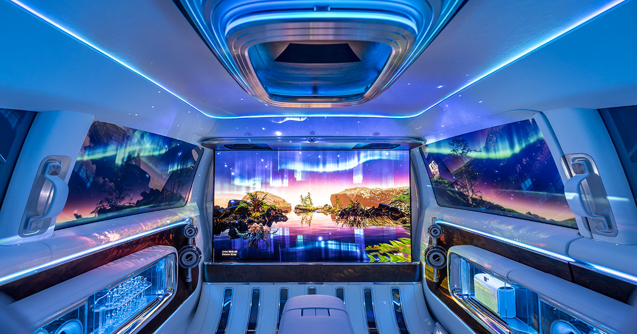 Sistema de audio Mercedes Vision V Concept Sistema de audio Mercedes Vision V Concept