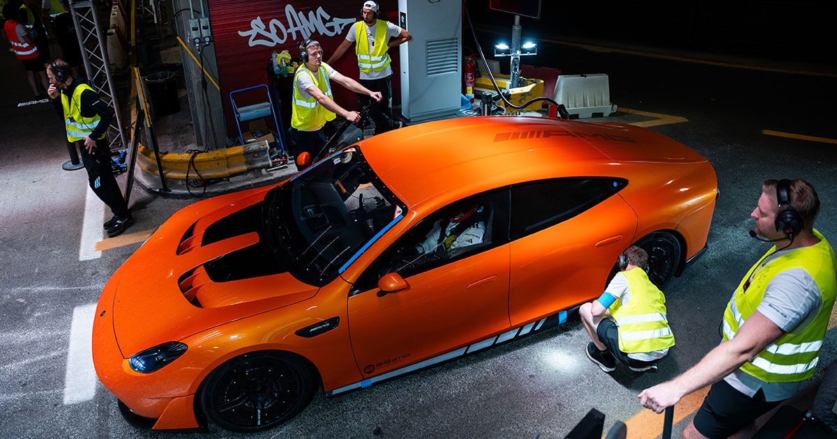 Pruebas del Mercedes-Benz GT XX Pruebas del Mercedes-Benz GT XX