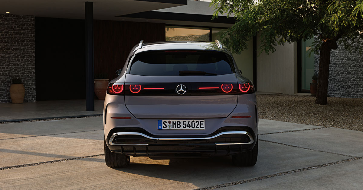 Vista interior del Mercedes-Benz GLC EQ Technology