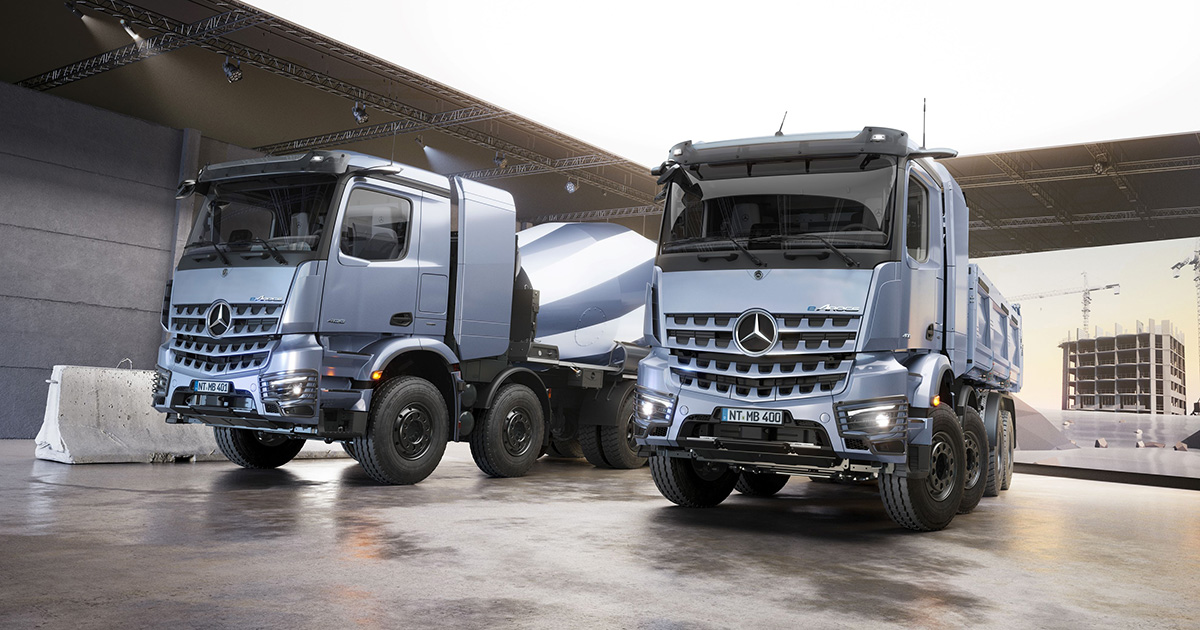 Camión eléctrico Mercedes-Benz eArocs 400 Camión eléctrico Mercedes-Benz eArocs 400