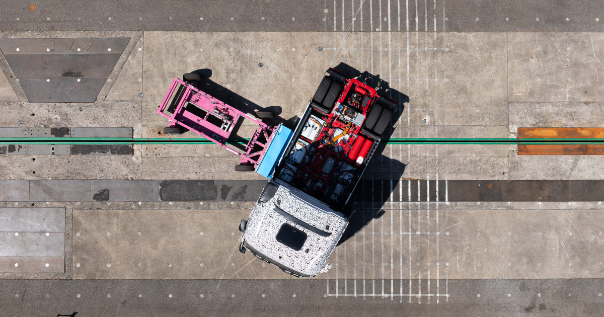 Resultados de la prueba de choque del Mercedes-Benz eActros 600