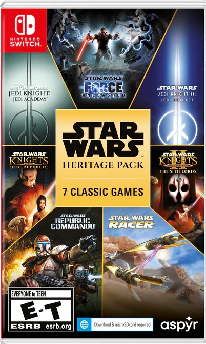 Un gran regalo para los fans: se ha anunciado una edición física del Star Wars Heritage Pack para Nintendo Switch. Incluirá siete juegos de la icónica saga-2 Un gran regalo para los fans: se ha anunciado una edición física del Star Wars Heritage Pack para Nintendo Switch. Incluirá siete juegos de la icónica saga-2