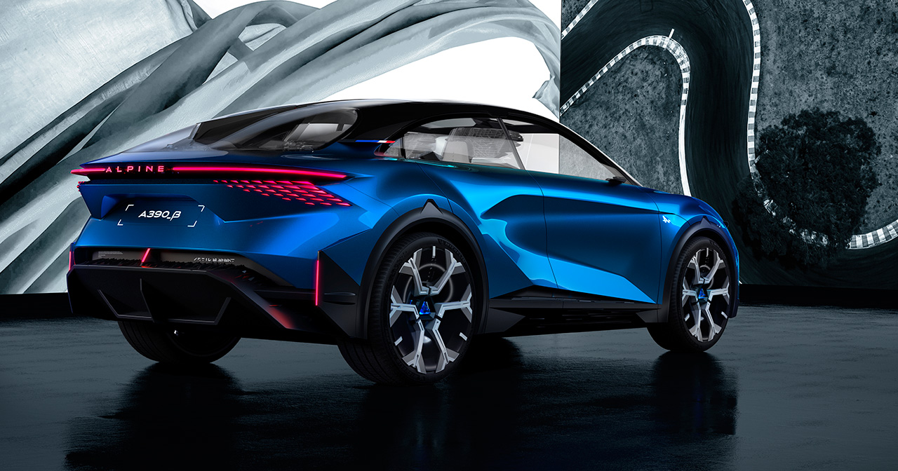 Toma dinámica del Alpine A390 Concept Toma dinámica del Alpine A390 Concept