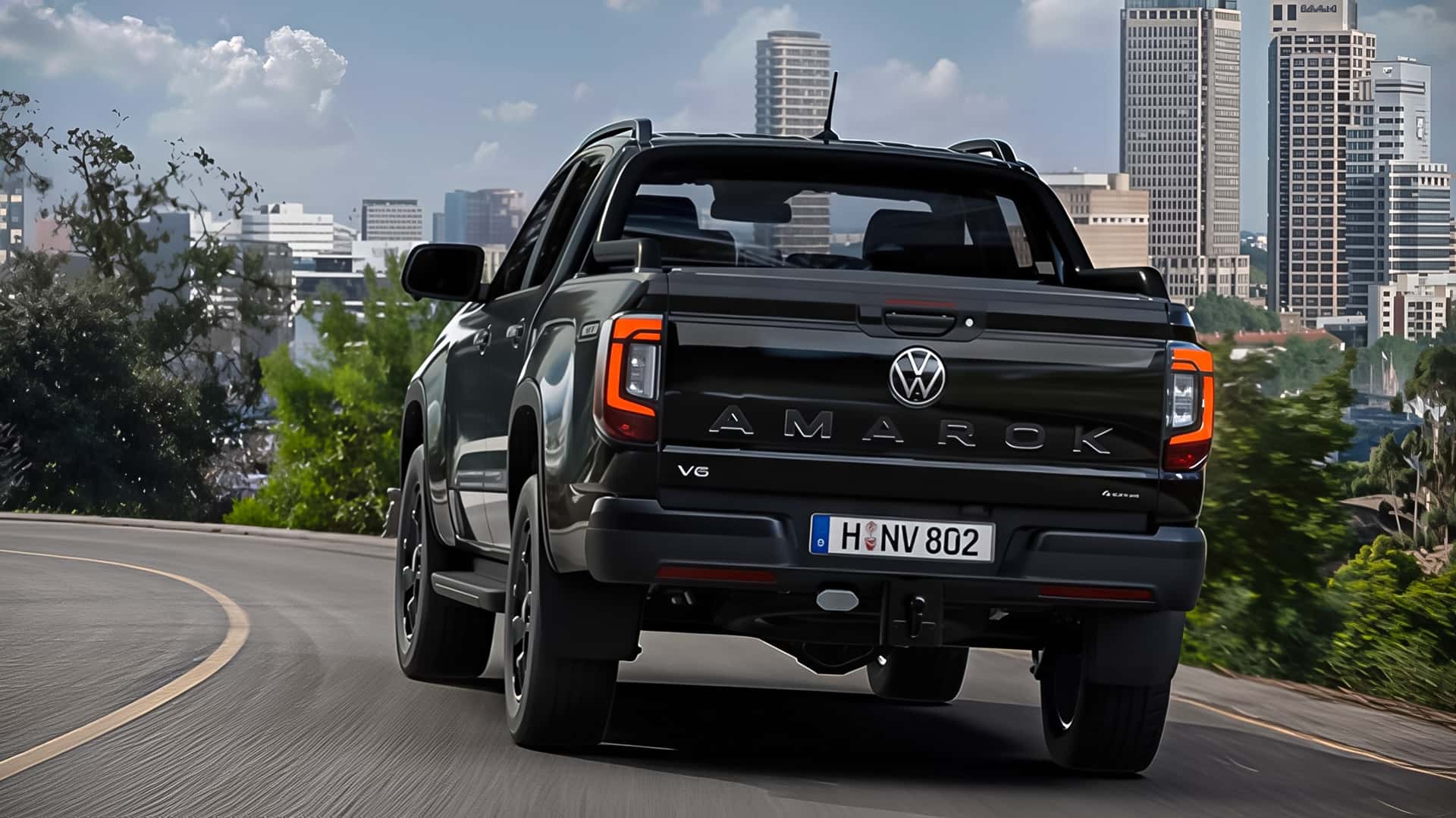 Luz trasera del Volkswagen Amarok Dark Label