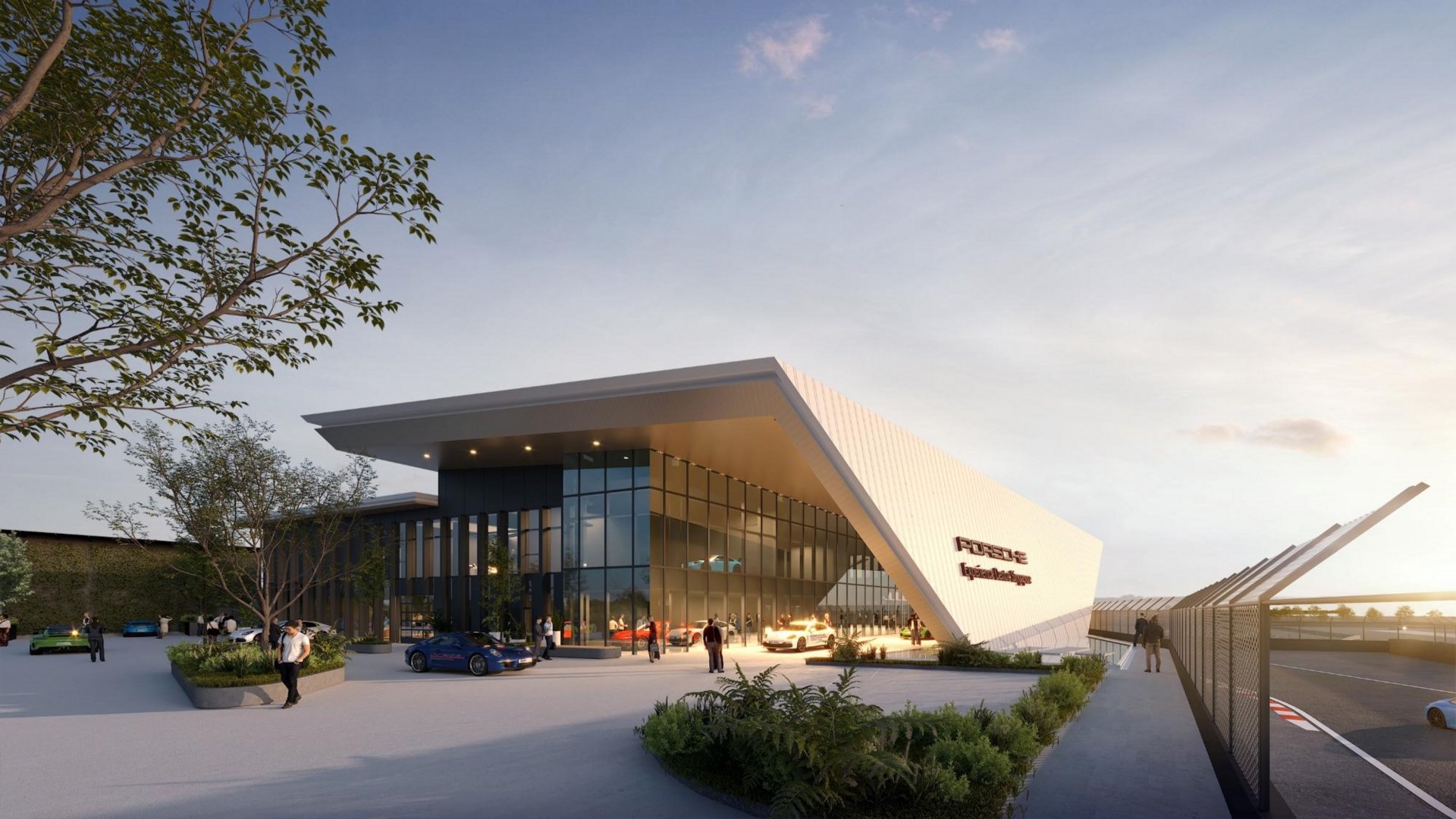 Pista de carreras del Porsche Experience Center en Singapur