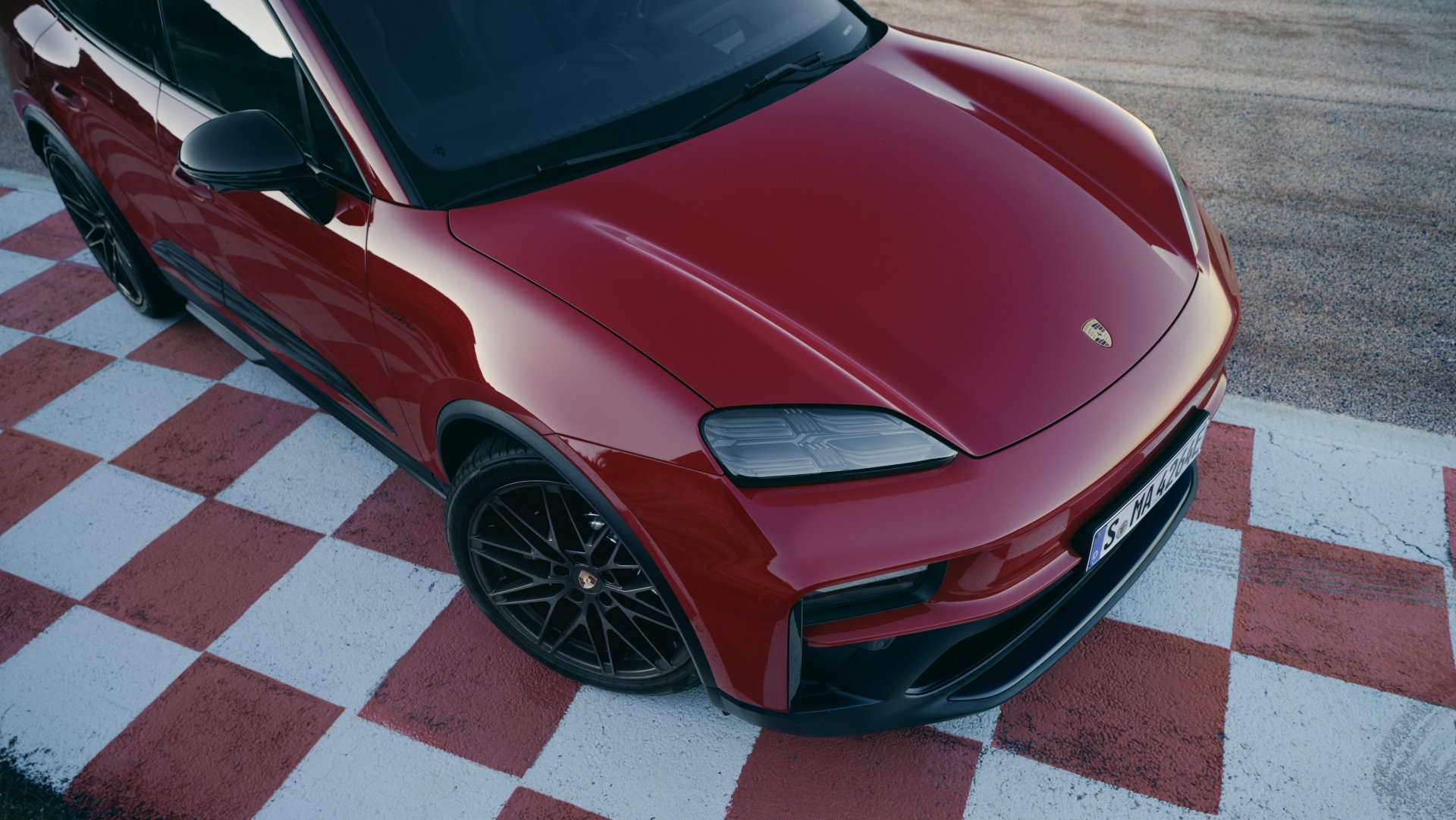 Parte frontal del Porsche Macan GTS Parte frontal del Porsche Macan GTS