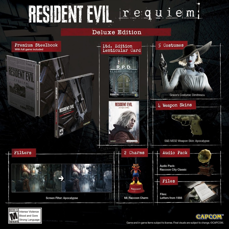 Imagen de la Edición Steelbook de Resident Evil Requiem