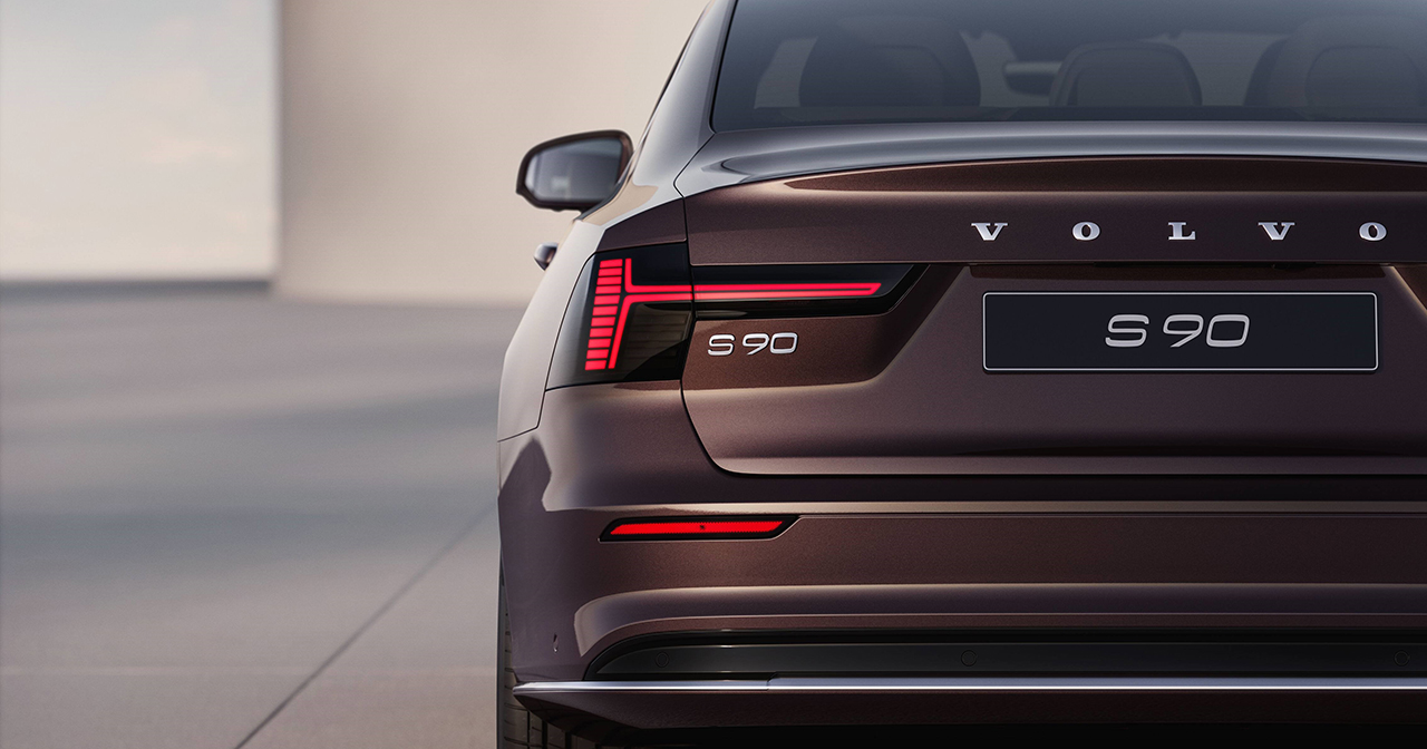 Luces traseras del Volvo S90 actualizado Luces traseras del Volvo S90 actualizado