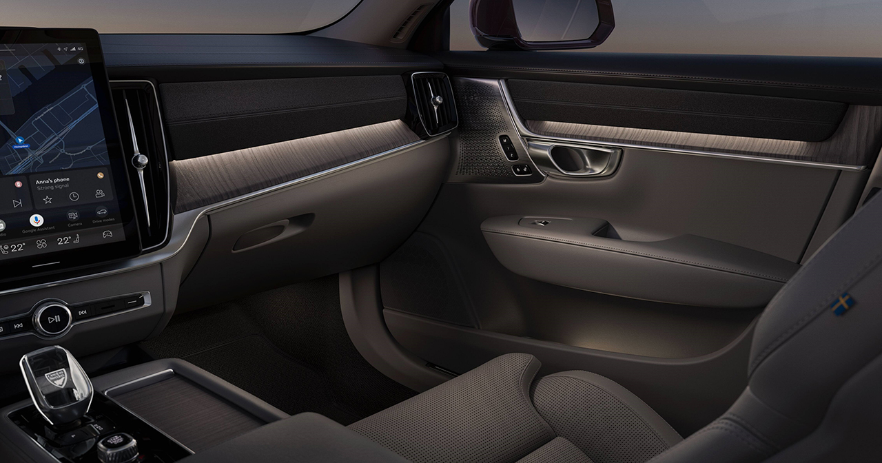 Cambios cosméticos en el interior del Volvo S90 actualizado Cambios cosméticos en el interior del Volvo S90 actualizado